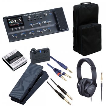 [해외] 보스 기타 효과 프로세서 GX-100 FS-5U + EV-1-WL + BT-DUAL
