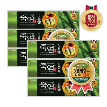 죽염 잇몸고 치약 120g x 6개