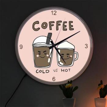 아트박스/꾸밈 ng644-LED시계액자35R_우리는사이좋은친구