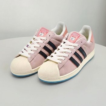 [해외] 아디다스 X 스폰지밥 뚱이 슈퍼스타 운동화 코어 블랙 JQ6778