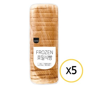 삼립 호밀식빵 720g 냉동 x 5개
