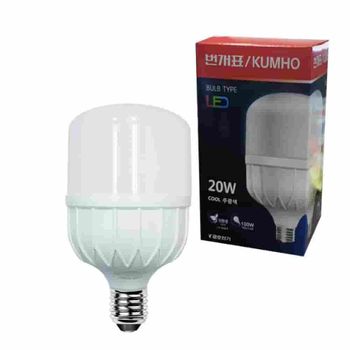 20W 고와트 LED 파워램프 강당조명 작업조명 20W전구 20와트전구 공장조명 공장전구 벌브전구