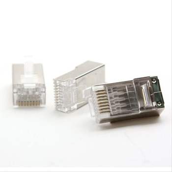 플러그 604KNJ50 RJ45 8P8C CAT6 STP Box 100EA LAN