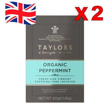 2박스 20개입 테일러오브해로게이트 오가닉 페퍼민트 티백, Taylors Organic Peppermint