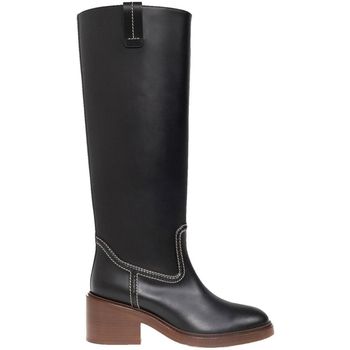 끌로에 블랙 레더 부츠 149063152