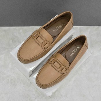 띠장식 클래식 여성 로퍼 X2HF52GD03 CAMEL 3SD_JJ