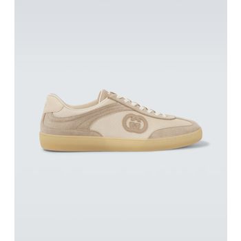 25 FW  Interlocking G 스웨이드 트리밍 스니커즈 TP556301552 123842636