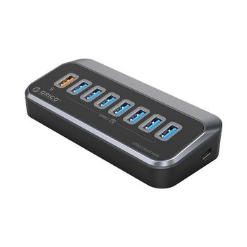 고품질 오리코 8포트 USB허브 유전원 QC충전 USB3.2 (WBB83EF)