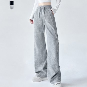 [페이릿] 로츠 소프트 드레이프 스트링 와이드 팬츠