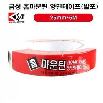 [VCMP71KY]마운틴 양면테이프 사무용품 발포 25mmX5m 60252