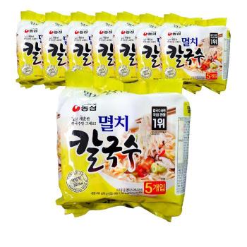 농심 멸치칼국수 98g 40개  건면 시원한 담백한 깔끔한 쫄깃한 해장라면 멸치육 (S49972385)