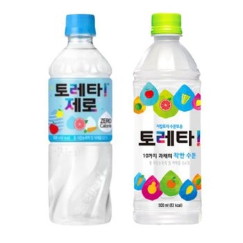 한번에먹자 500ml 이온음료 혼합 / 토레타 제로 12개 + 토레타 12개 / 총 24개 (13154834)