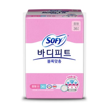 바디피트 볼록맞춤 울날 중형36p