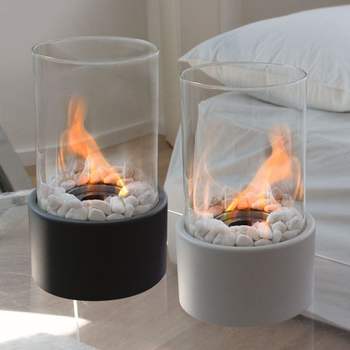 캠핑 716CWZ58 불멍 에탄올 램프 화목 난로 AZW496 (블랙)