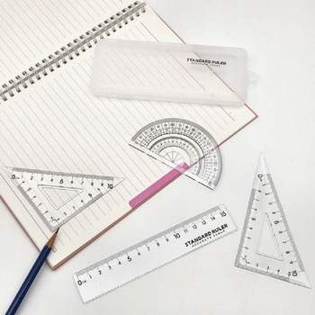 일본직수입 각도기 삼각자 세트