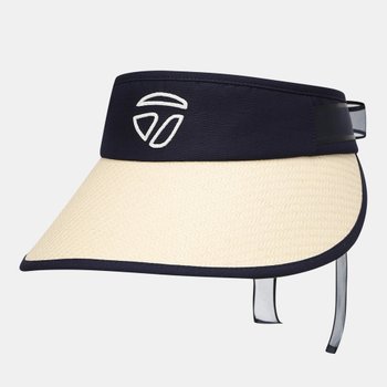 테일러메이드 26SS 여성 라피아 리본 와이드챙 바이저 D/NAVY TWHV66624-925