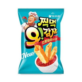스낵 오리온 오감자 찍먹 스윗칠리소스맛 136g 7개