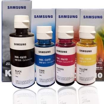 삼성 SL J1560W 프린터 검정+칼라 4색 정품잉크 (프린터 리필 교체