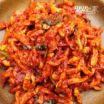 [호랑이김치] 제주월동무 보쌈 무말랭이 무침 (국산100%)
