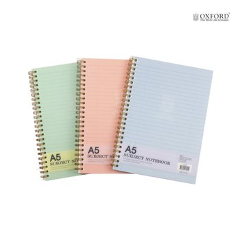 옥스포드노트 OXFORD 서브젝 A5 좌철 7mm 80매 26줄 pp 하드커버 3.0 [유진스토어]
