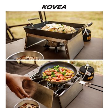 코베아 윈드가드 스토브 스탠드 STS 실버 접이식 버너 그리들 캠프1 플러스 호스 스토브 사용시*