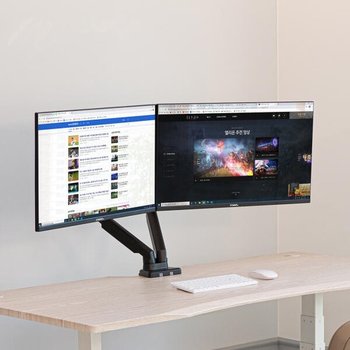 아트박스/카멜마운트 셀프밸런스 듀얼 모니터암 BMA-2D