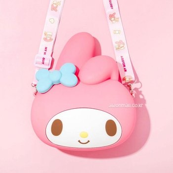 크로스백 슬링백 메신져백 여성 남성 토트 숄더 가방 마이멜로디 메가 빅페이스 실리콘
