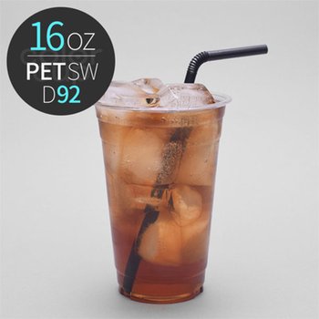 480ml (16온스) PET 92파이 SW 투명컵 1000개