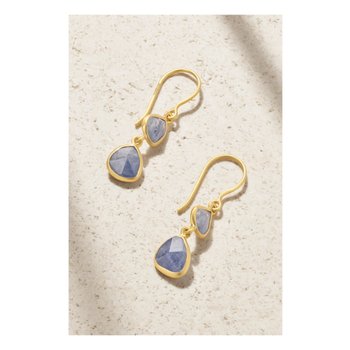 [해외] 피파 스몰 18K 골드 사파이어 귀걸이 1647597336207085