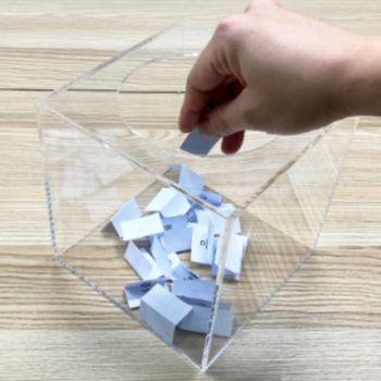 럭키드로우 투명 추첨함 박스 아크릴 응모함 제안함 아크릴상자