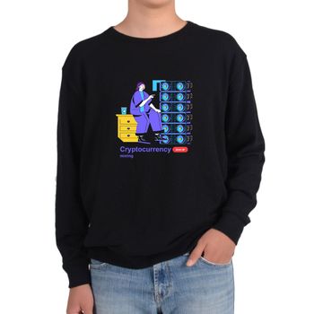 여자맨투맨 맨투맨 가상화폐 비트코인 알트코인 암호 그림