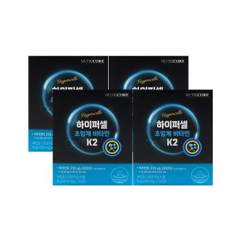 뉴트리코어 하이퍼셀 초임계 비타민 K2 300mg x 30정 x 4박스 (S47567807)