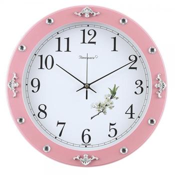 무소음 벽시계 파이 오얏꽃 펄핑크 PppS 320 A-423