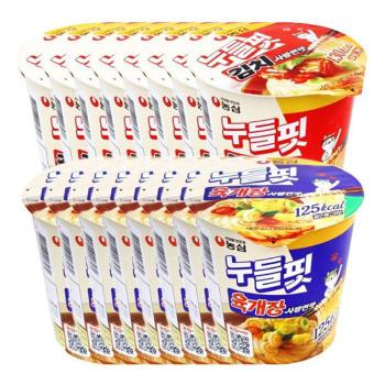 누들핏 김치사발면맛 8개+누들핏 육개장사발면맛 8개 총16개 (S41335694)