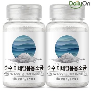 데일리온 순수 미네랄 용융소금 250g x 2병_B