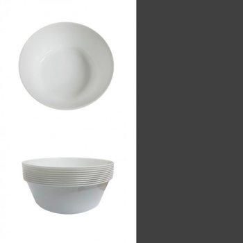 다회용 PRAU9377 위생 밥그릇 공기 중3호 10개