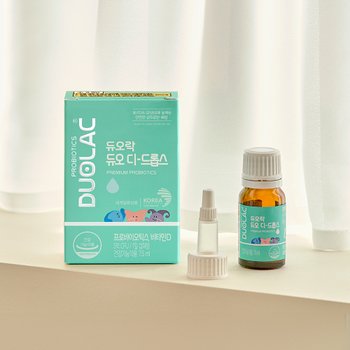 듀오 디 드롭스7.5ml (45일분) 1개 / 아기 액상 유산균 + 비타민D