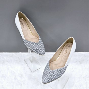 여성 트위드 포인트 플랫 슈즈 12HS00DS06 W-718 1SD JJ