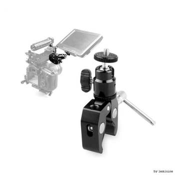 클램프 볼헤드 카메라 DSLR 집게 조명 마이크 플래쉬 액션캠 악세서리 샤오미 짭프로 오즈모