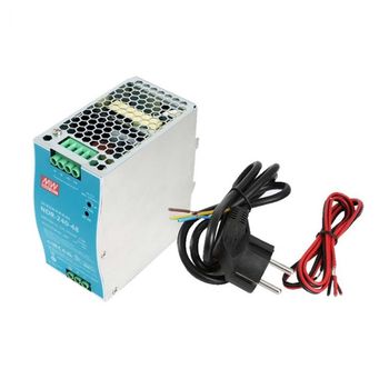 POE스위치 파워서플라이 산업장비 전원공급용 240AC DC케이블 DIN RAIL 공항 철도 공장 DC48V