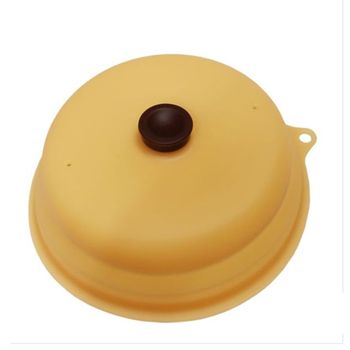 파미레 냄비 뚜껑 실리콘랩 덮개 푸드 커버 노랑 22cm 그릇덮개