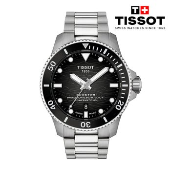 TISSOT [신세계백화점]씨스타 2000 오토매틱 프로페셔널 스톰 그레이 44mm T120.907.11.051.00