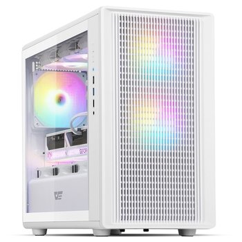 DARKFLASH DB460M MESH RGB 화이트 (미니타워)