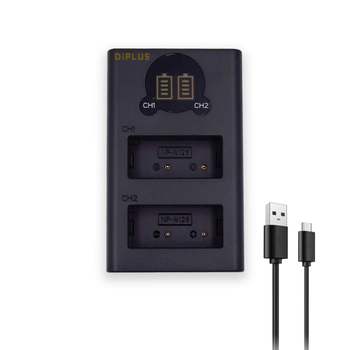 후지 X-T200/T100/T30ii 호환용 듀얼충전기NP-W126(S) 듀얼충전기 잔량표시 동시충전 디카충전기