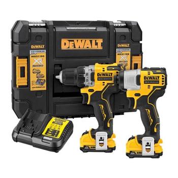 디월트 충전 충전콤보세트 DCK2110D2T(12V/2.0Ah) BL DCF801+DCD701