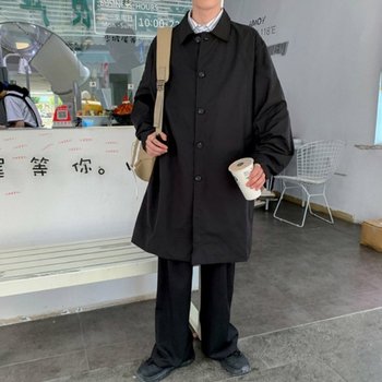 [모로엠] 남성 2컬러 트렌치코트 DMC-CTA-QISCT01