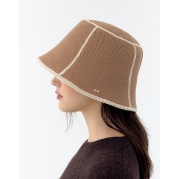 헤지스 액세서리 [반값세일]베이지 라인배색 면혼방 벙거지모자  ...