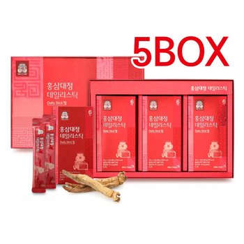 정관장 홍삼대정 데일리스틱 10ml*30포 5BOX