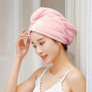 헤어 타올 긴머리 수건 극세사 머릿수건 머리말리기 머리수건 머리건조 헤어타올 극세사