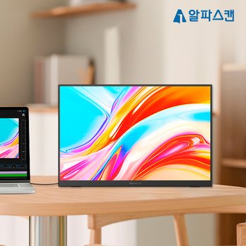 알파스캔 애니웨어 16F50P IPS USB C타입 포터블 HDR 무결점 휴대용 모니터 그램 겔럭시북 DEX